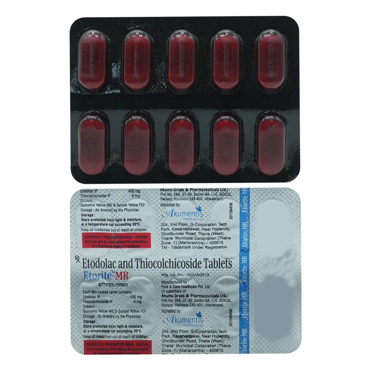 Etorite MR 400mg/4mg Tablet