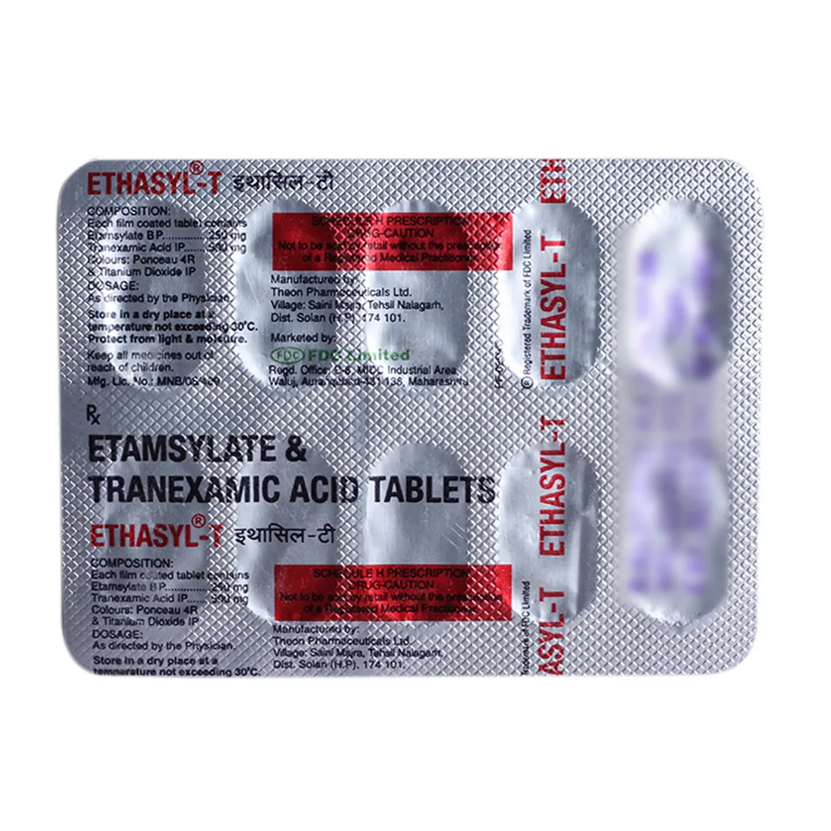 Ethasyl T 500 mg/250 mg Tablet