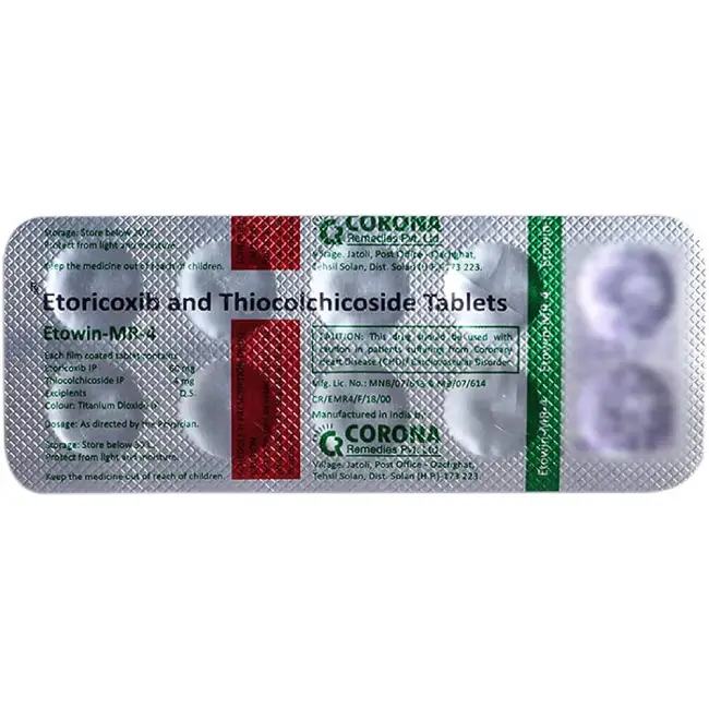 Etowin MR 60mg/4mg Tablet