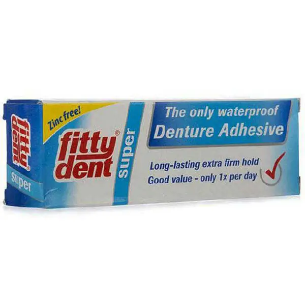 Fittydent Waterproof Denture Adhesive Cream | Zinc-Free