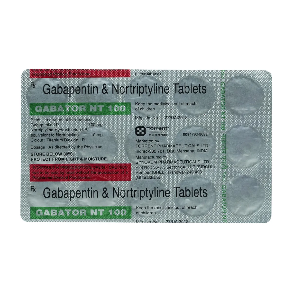 Gabator NT 100 Tablet