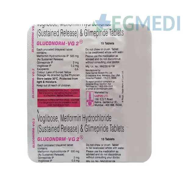 Gluconorm-VG 2 Tablet SR