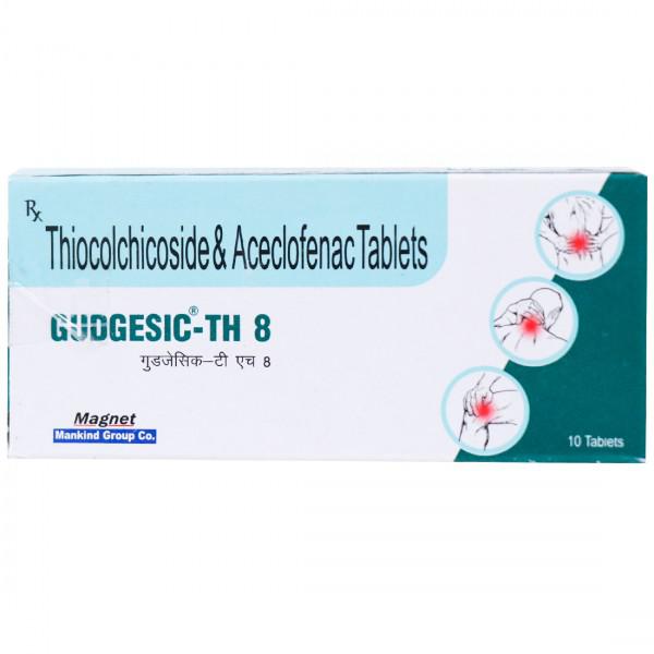 Gudgesic TH 100mg/8mg Tablet