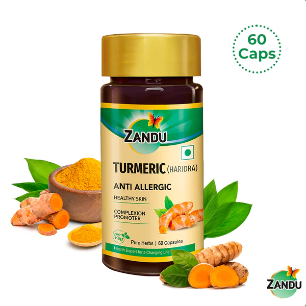 Zandu Turmeric Anti Allergic Capsule