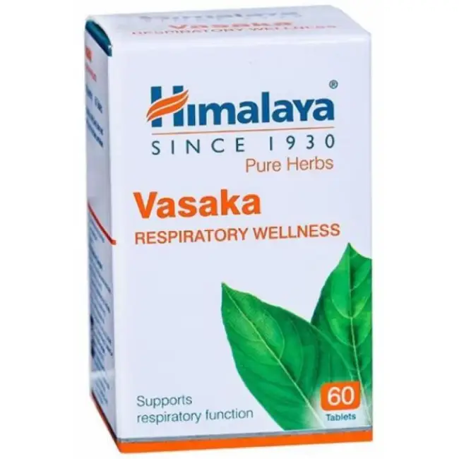 Himalaya Wellness Pure Herbs Vasaka Respiratory Wellness Tablet