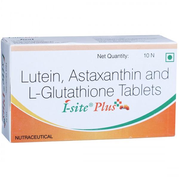 I-Site Plus Tablet with Lutein, Astaxanthin & L-Glutathione