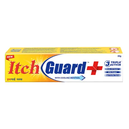 Itch Guard Plus Cream with Cooling Menthol | Triple Action Formula