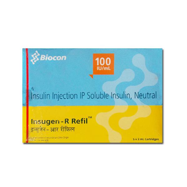 Insugen-R 100IU/ml Solution for Injection