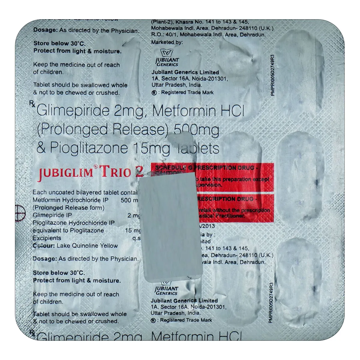 Jubiglim Trio 2 Tablet PR