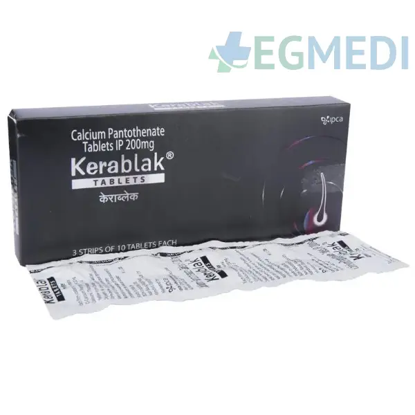 Kerablak 200mg Calcium Pantothenate Tablet