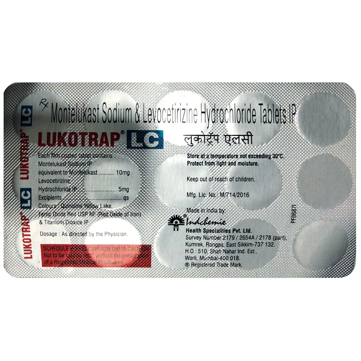 Lukotrap LC 5mg/10mg Tablet