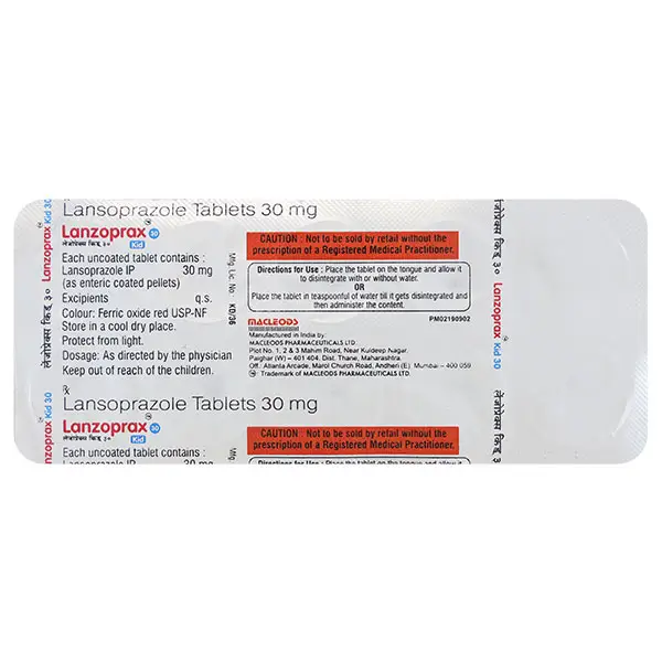 Lanzoprax Kid 30 Tablet