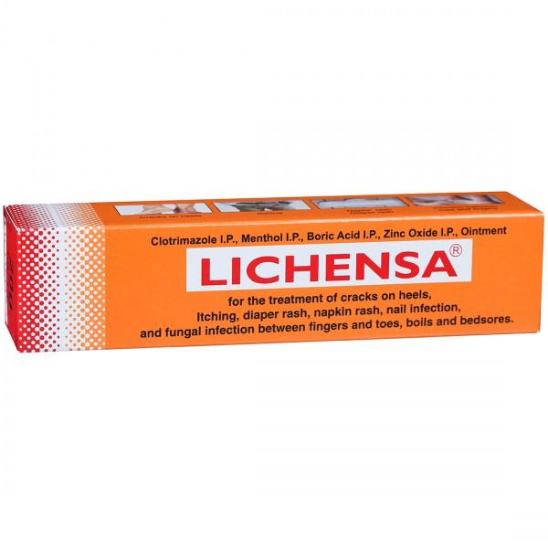 Lichensa Ointment for Cracked Heels, Diaper/ Napkin Rash, Nail & Fungal Infection