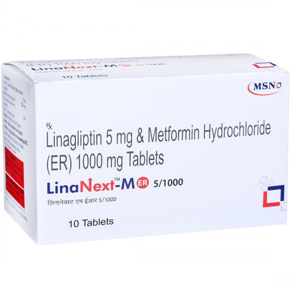 Linanext M 1000mg/5mg Tablet ER