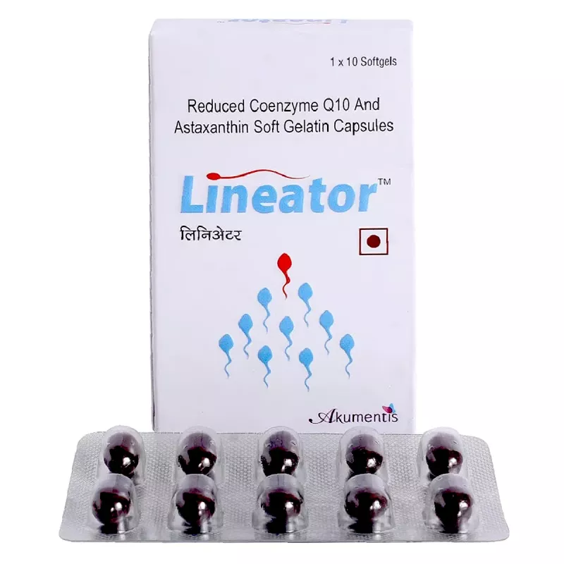 Lineator Astaxanthin & Reduced Coenzyme Q10 Capsule