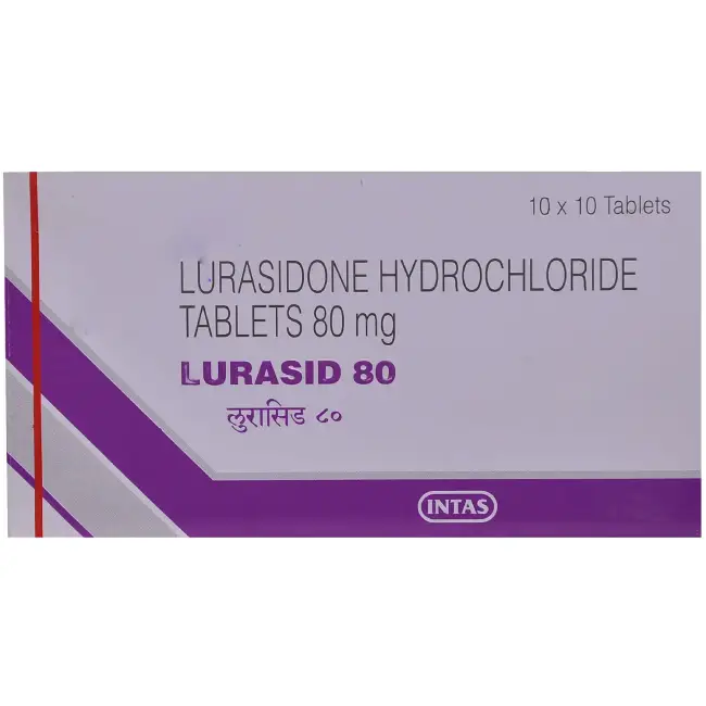 Lurasid 80mg Tablet