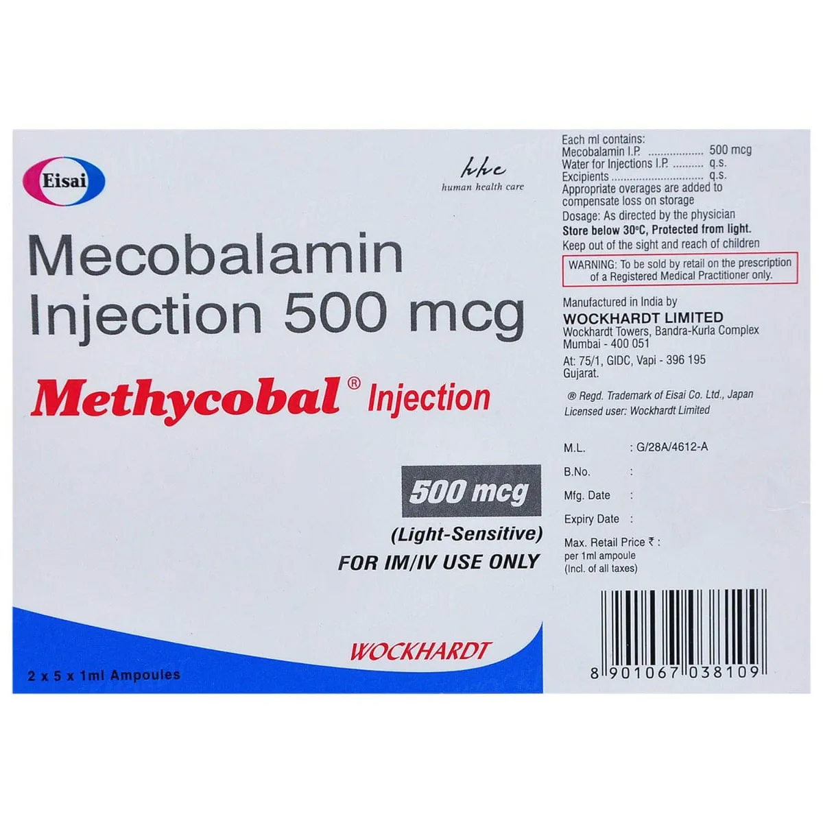 Methycobal Injection