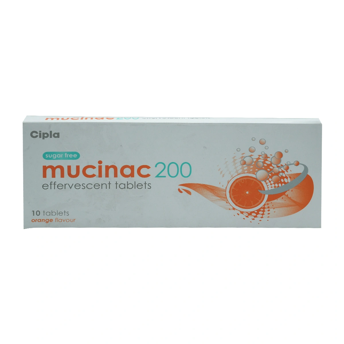 Mucinac 200 Effervescent Tablet Sugar Free