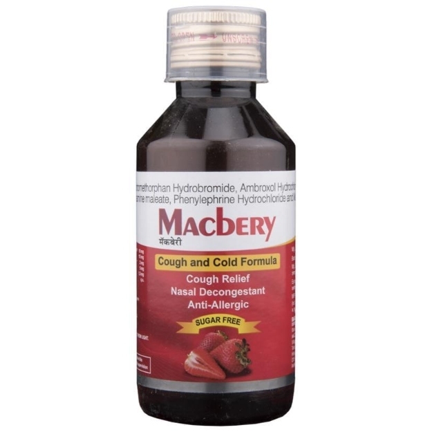 Macbery Syrup Strawberry Sugar Free