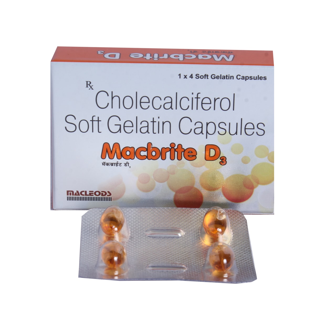 Macbrite D3 Soft Gelatin Capsule