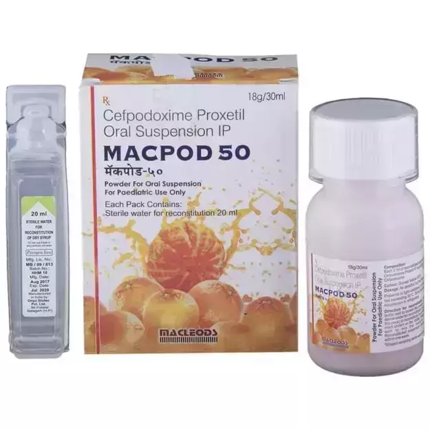 Macpod 50 Oral Suspension