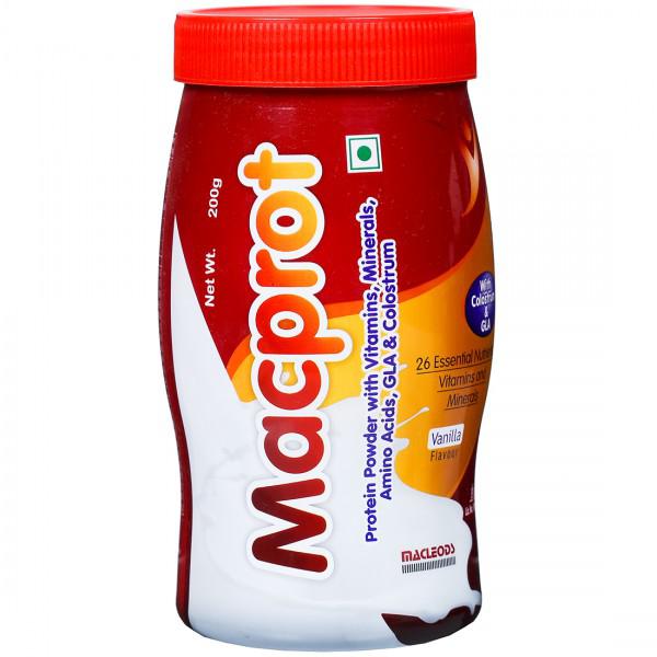 Macprot Protein with Vitamins & Minerals | Flavour Vanilla Powder
