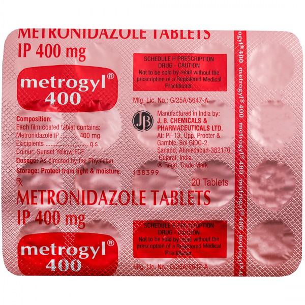 Metrogyl 400 Tablet