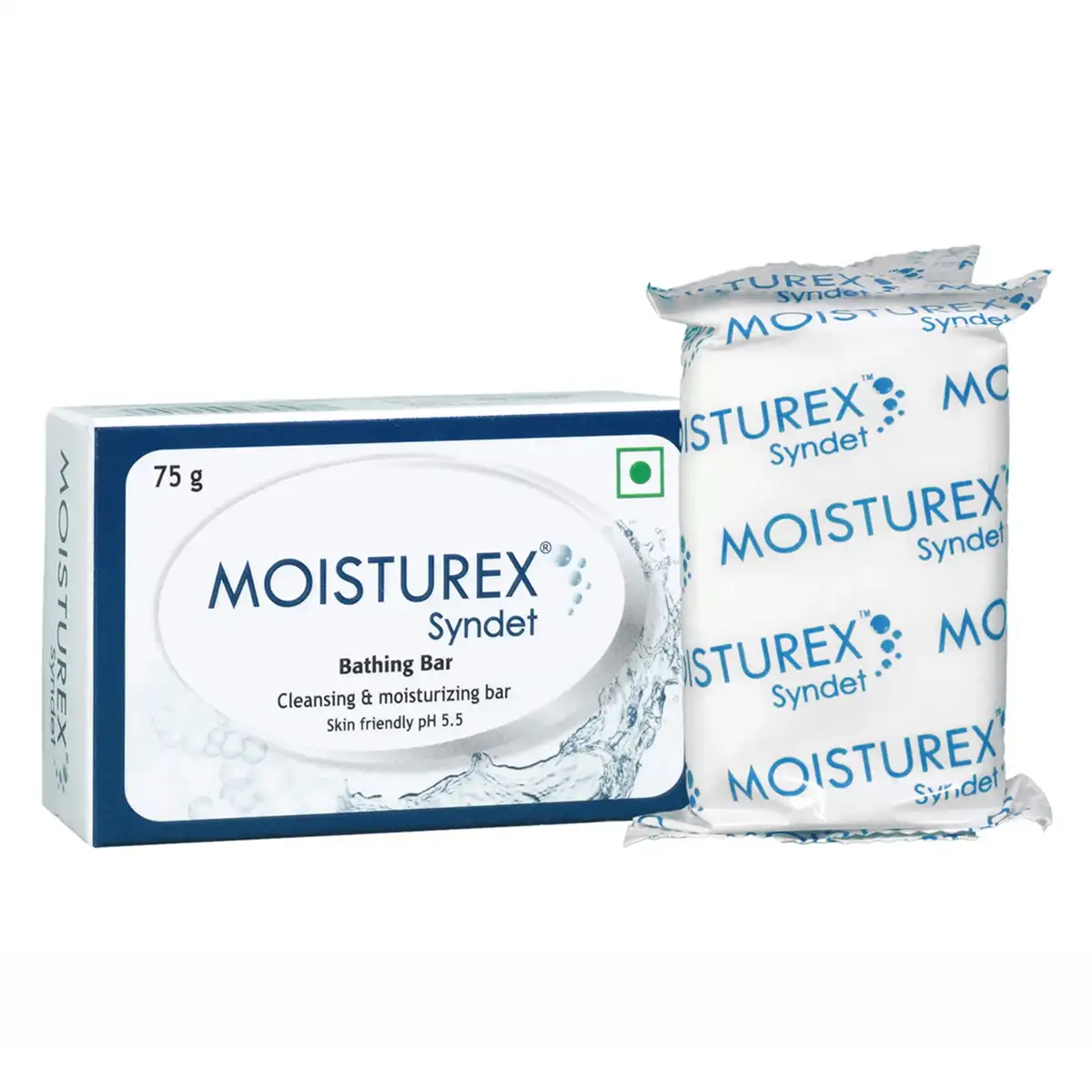 Moisturex Syndet Bathing Bar | Skin Friendly pH 5.5 | Cleanses & Moisturises the Skin