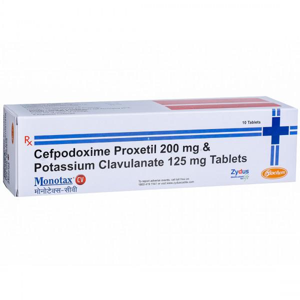 Monotax CV 200mg/125mg Tablet