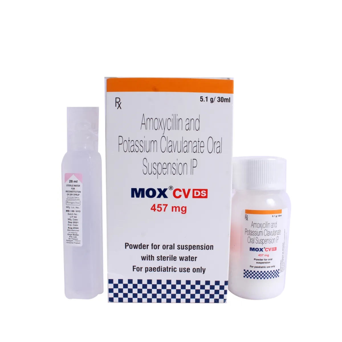 Mox CV DS 457mg Powder for Oral Suspension