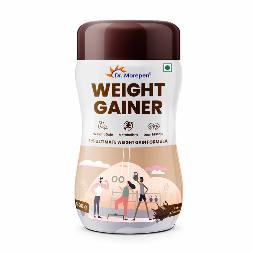 Dr. Morepen Weight Gainer for Metabolism & Lean Muscles | Flavour Irish Chocolate