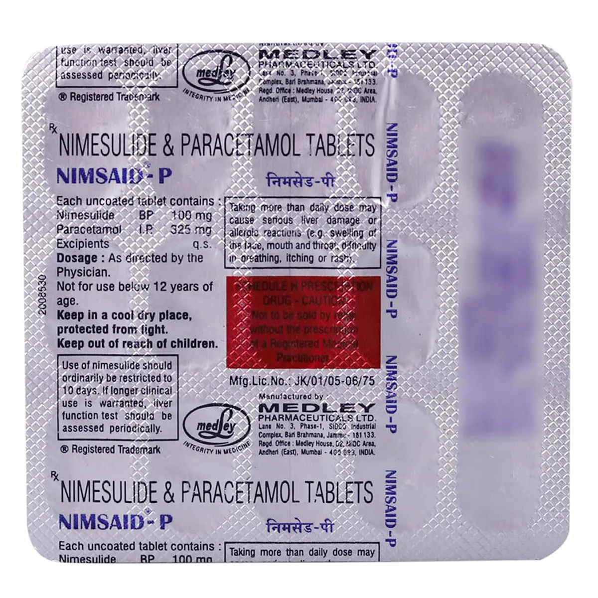 Nimsaid-P Tablet