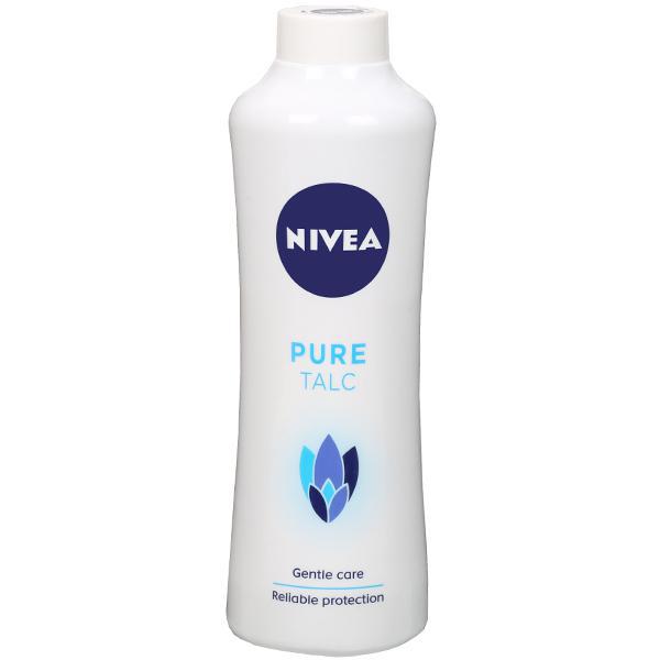 NIVEA Pure Talcum Powder For Men & Women - Fragrance & Protection Against Body Odour