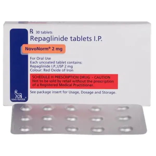 Novonorm 2mg Tablet (30 Tabs)