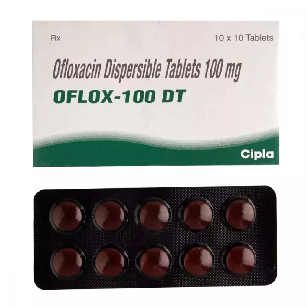 Oflox 100mg Tablet DT