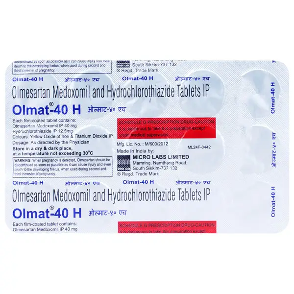 Olmat 40 H Tablet