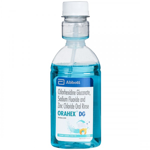 Orahex DG Oral Rinse Spearmint Sugar Free