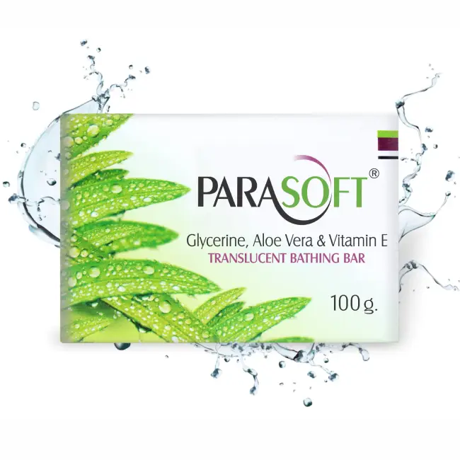 Parasoft Translucent Bathing Soap with Glycerin & Aloe Vera