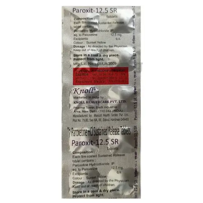 Paroxit 12.5 Sr Tablet