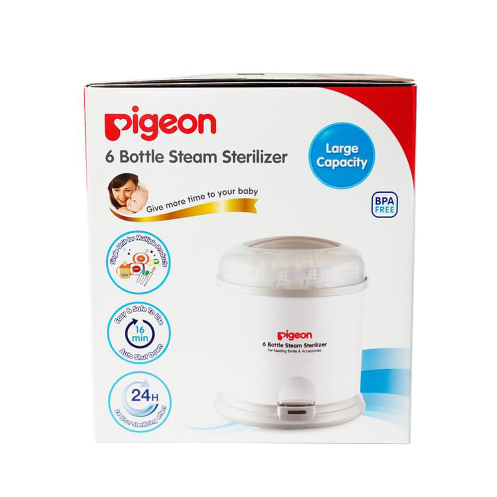 Pigeon 6 Bottle Steam Sterilizer