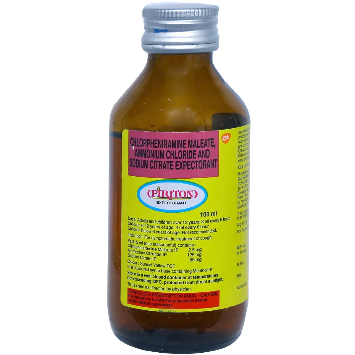 Piriton Expectorant