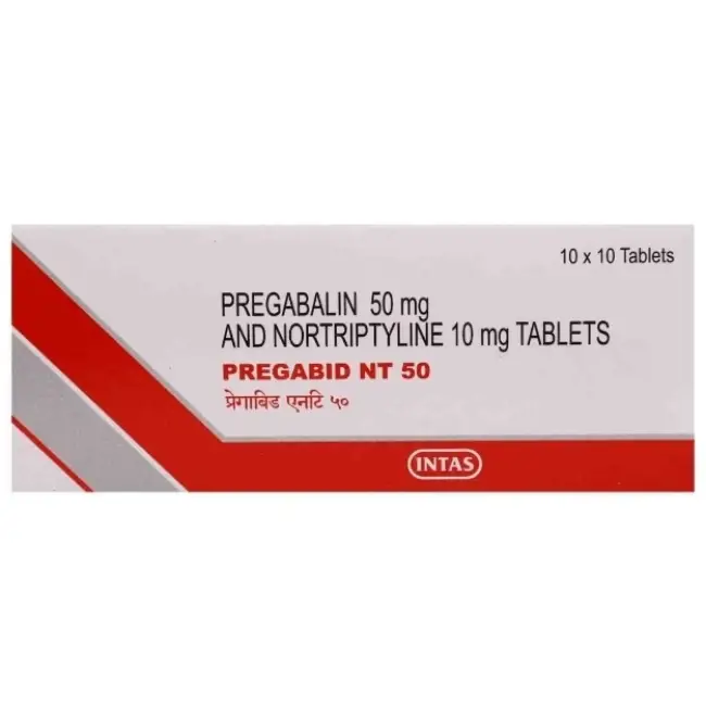 Pregabid NT 50mg/10mg Tablet