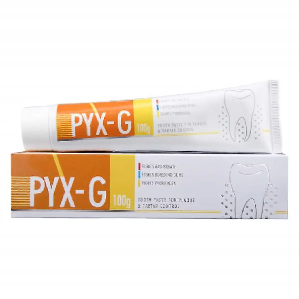 Pyx-G Toothpaste for Plaque & Tartar Control | Fights Bad Breath, Bleeding Gums & Pyorrhoea