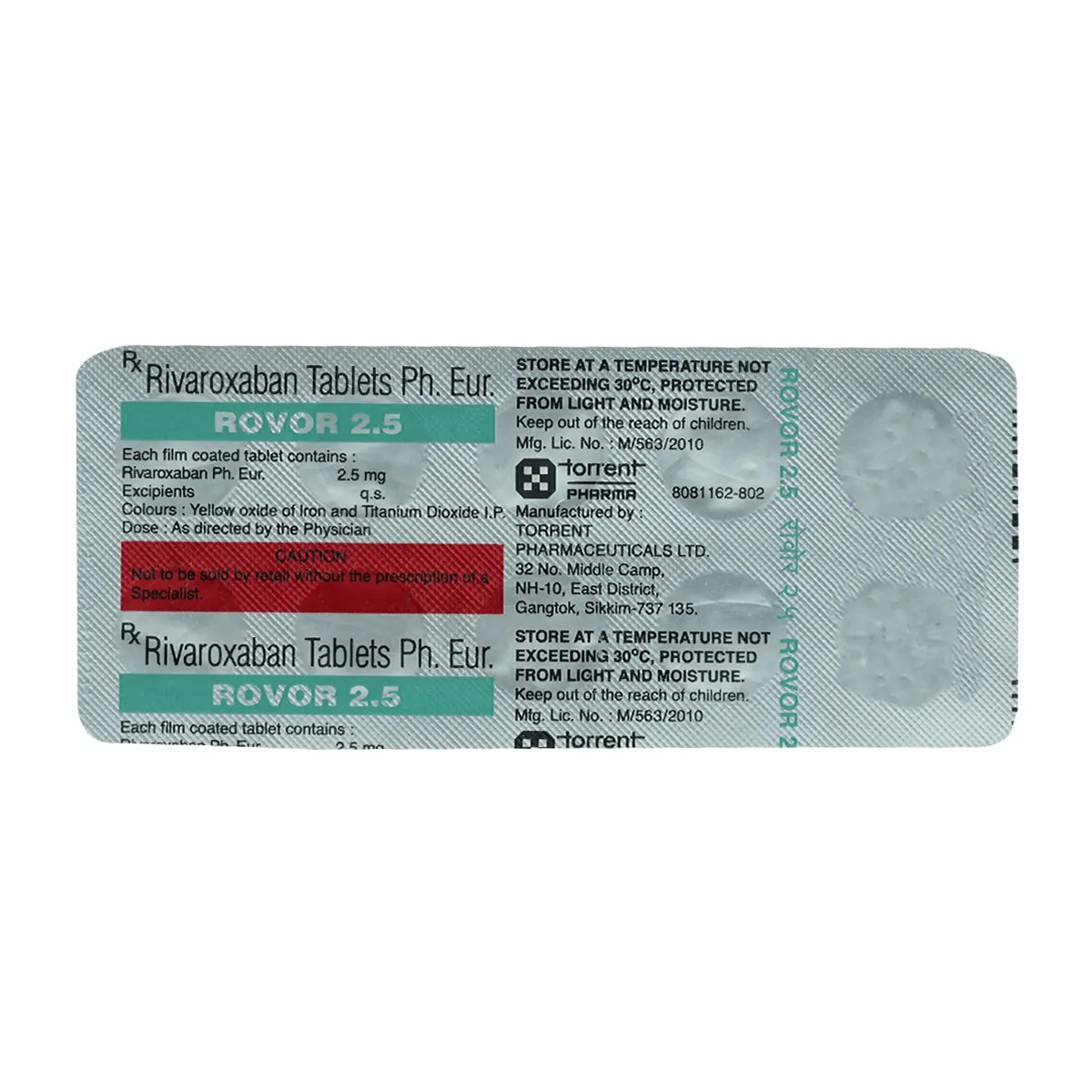 Rovor 2.5mg Tablet