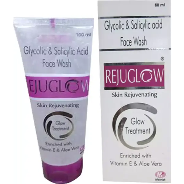 Rejuglow Face Wash with Glycolic & Salicylic Acid | For Skin Rejuvenation