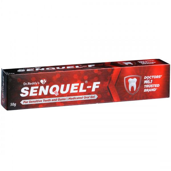 Senquel F Foaming Medicated Oral Gel | For Sensitive Teeth & Gums 50gm