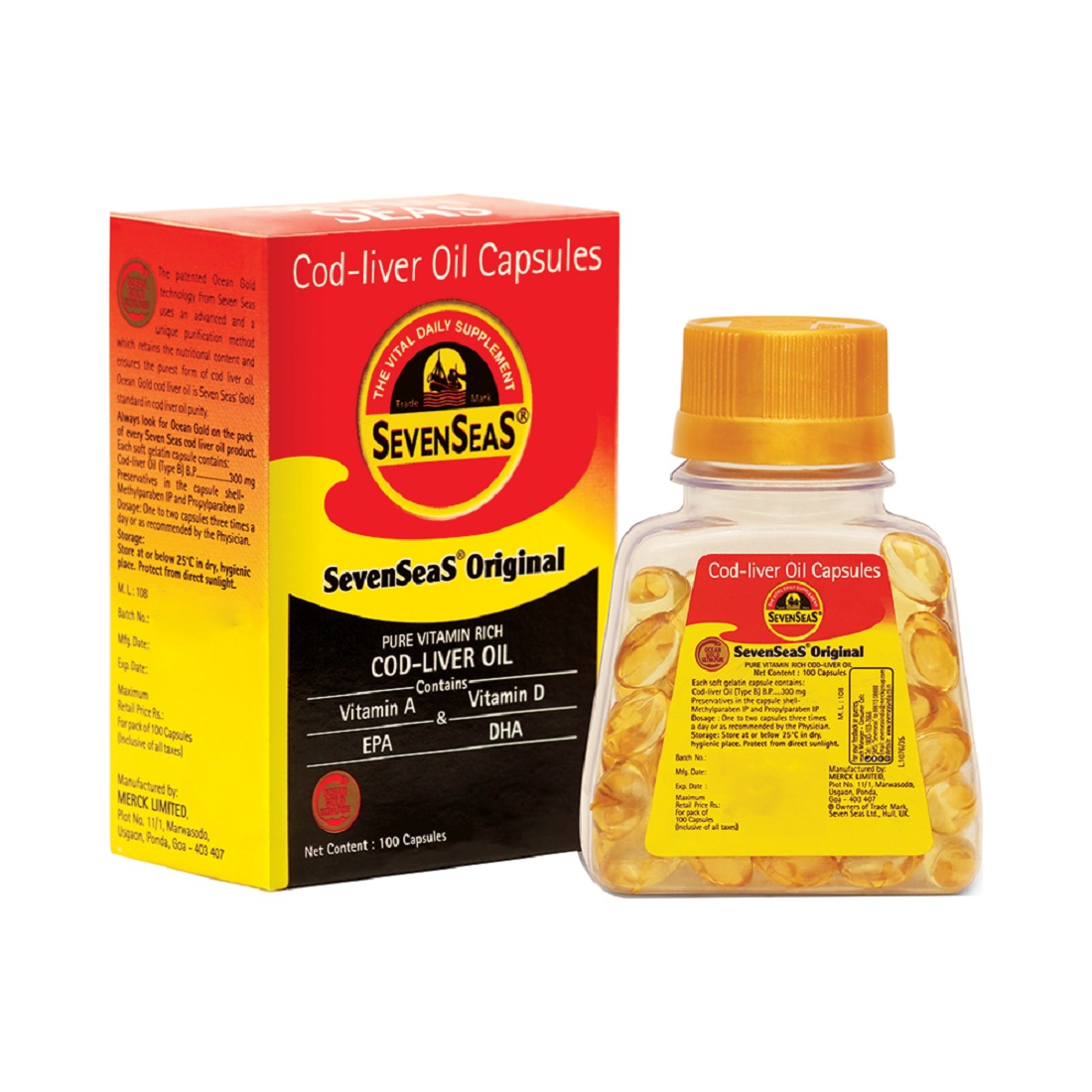 Seven Seas Original Cod-Liver Oil Capsule