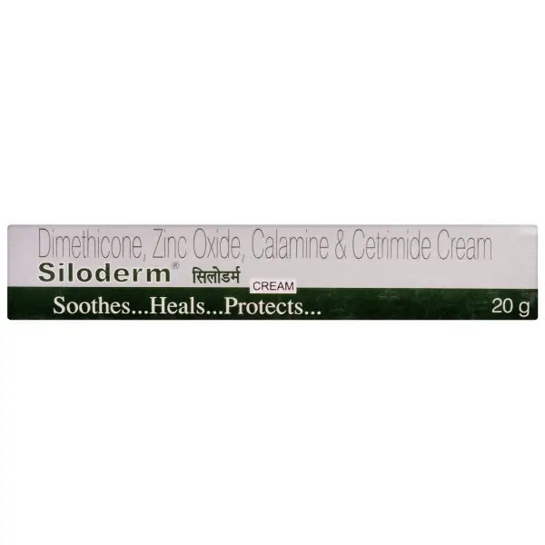 Siloderm Cream with Calamine, Dimethicone and Zinc Oxide