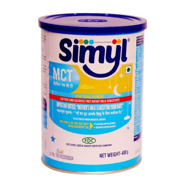 Simyl-MCT Spray Dried | For Lactose & Sucrose Intolerant Babies | Powder