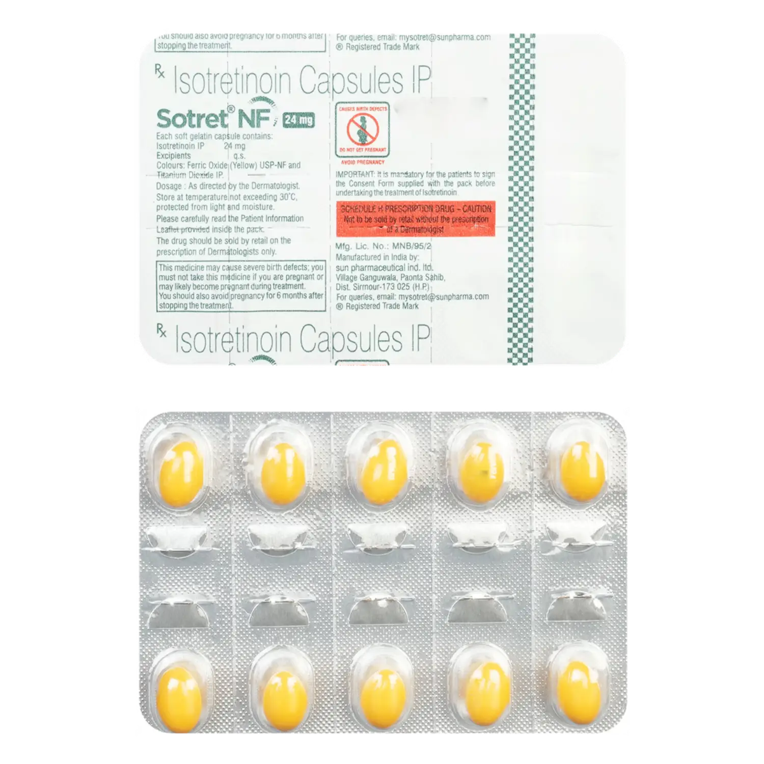 Sotret NF 24mg Capsule